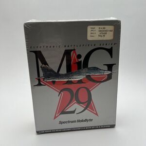 VINTAGE 1993 MiG-29 Spectrum Holobyte Computer Wargame PC Game Sealed New